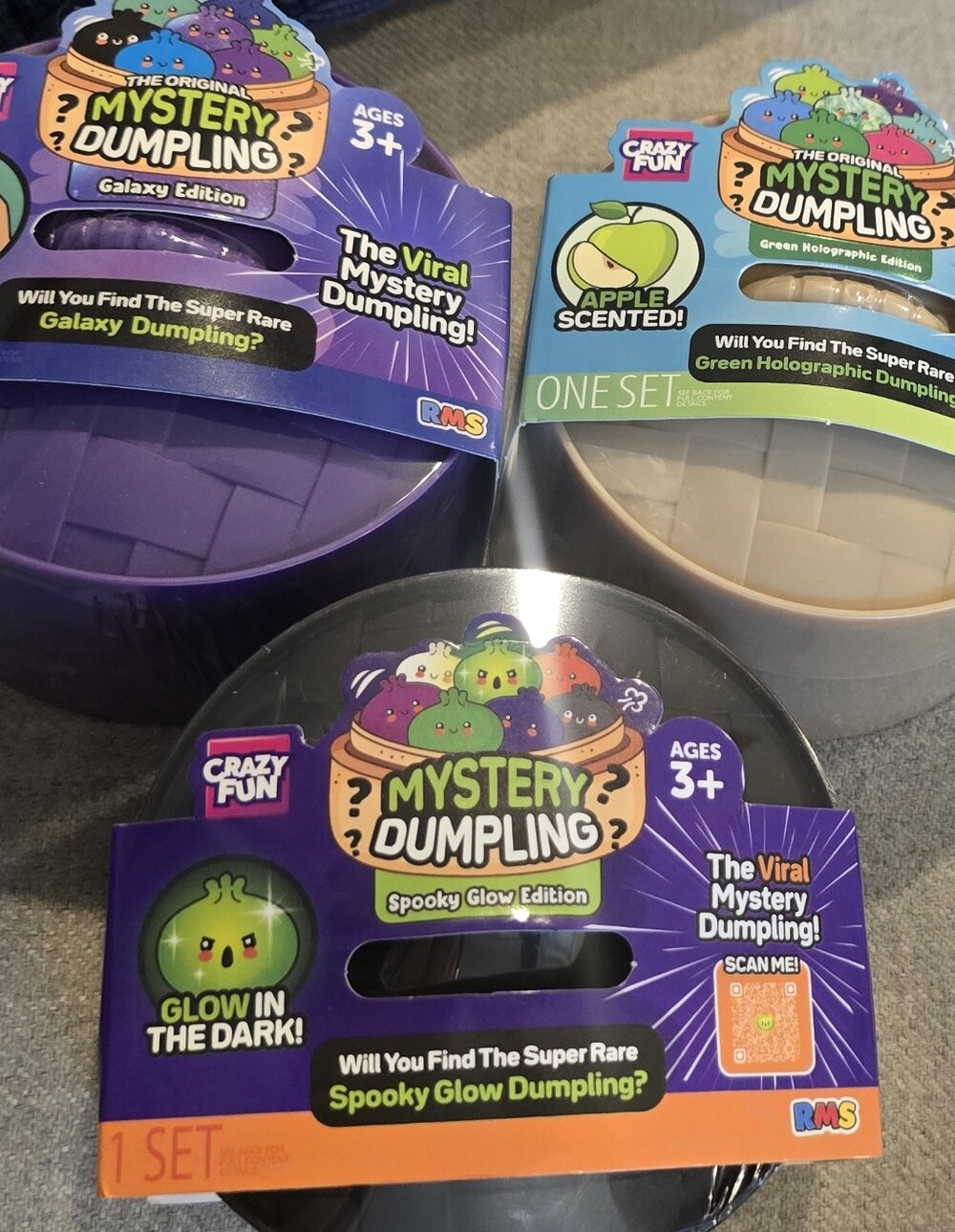 The Original Crazy Fun Mystery Dumpling Toys (3 Pack)